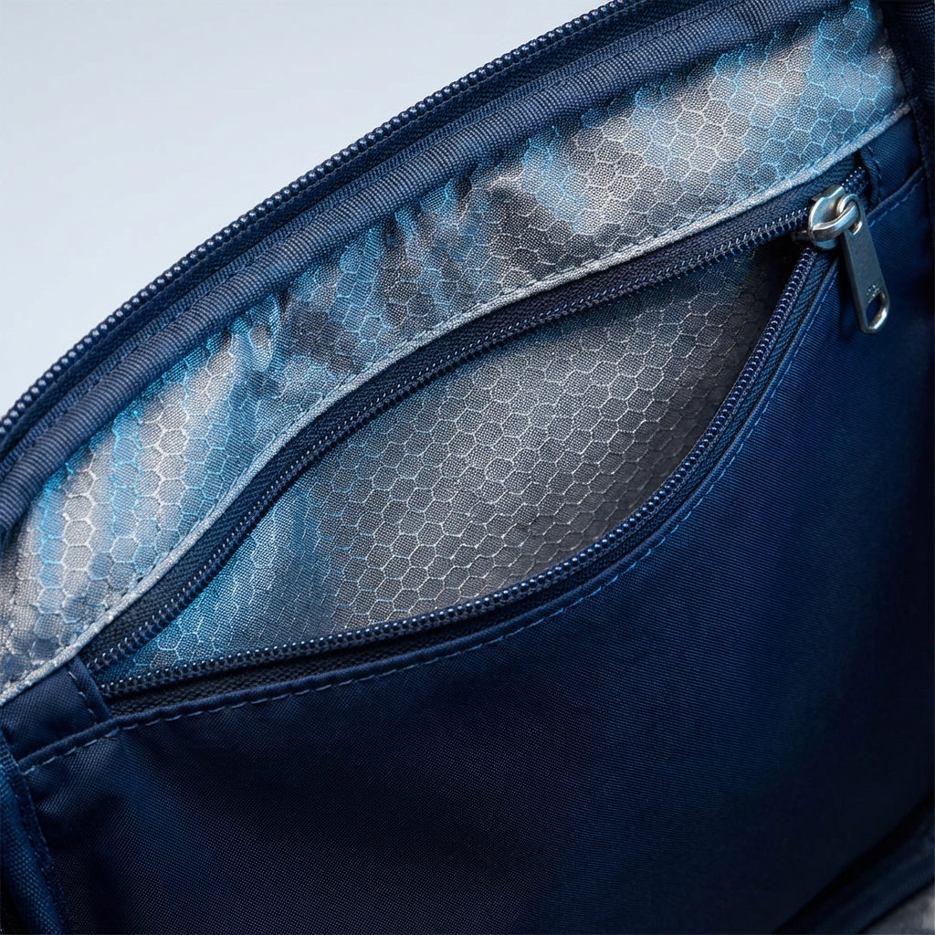 Hidden RFID-Blocking Pocket