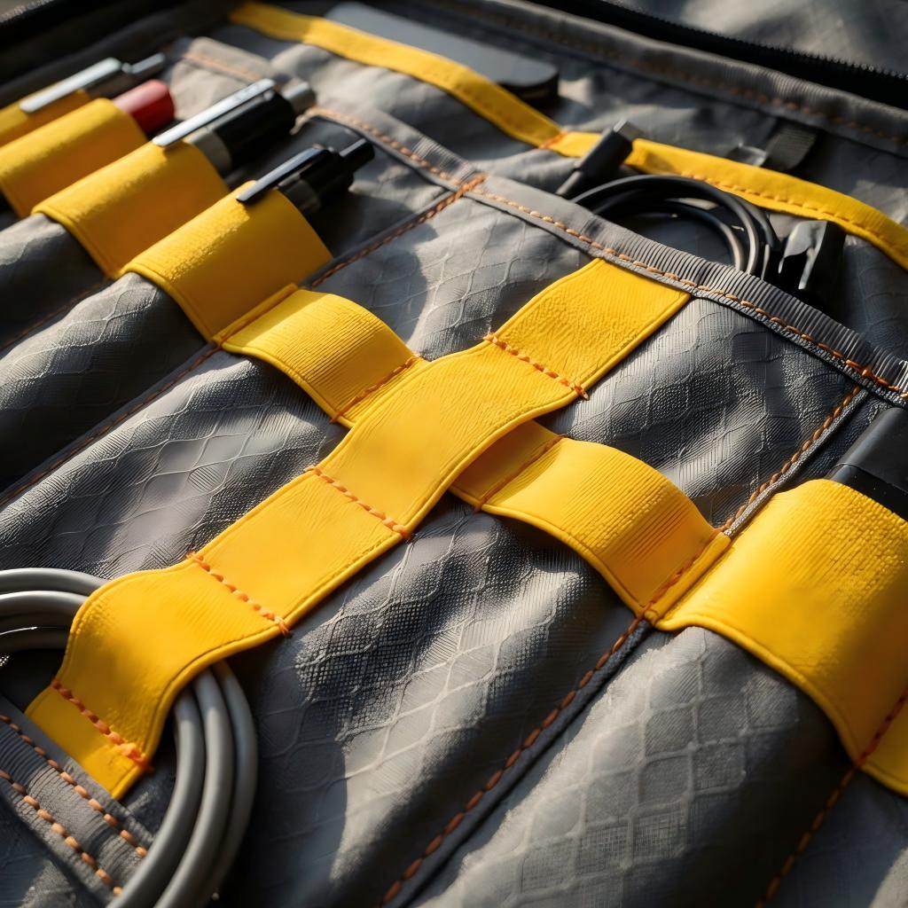 Internal Organization Panel messenger bag