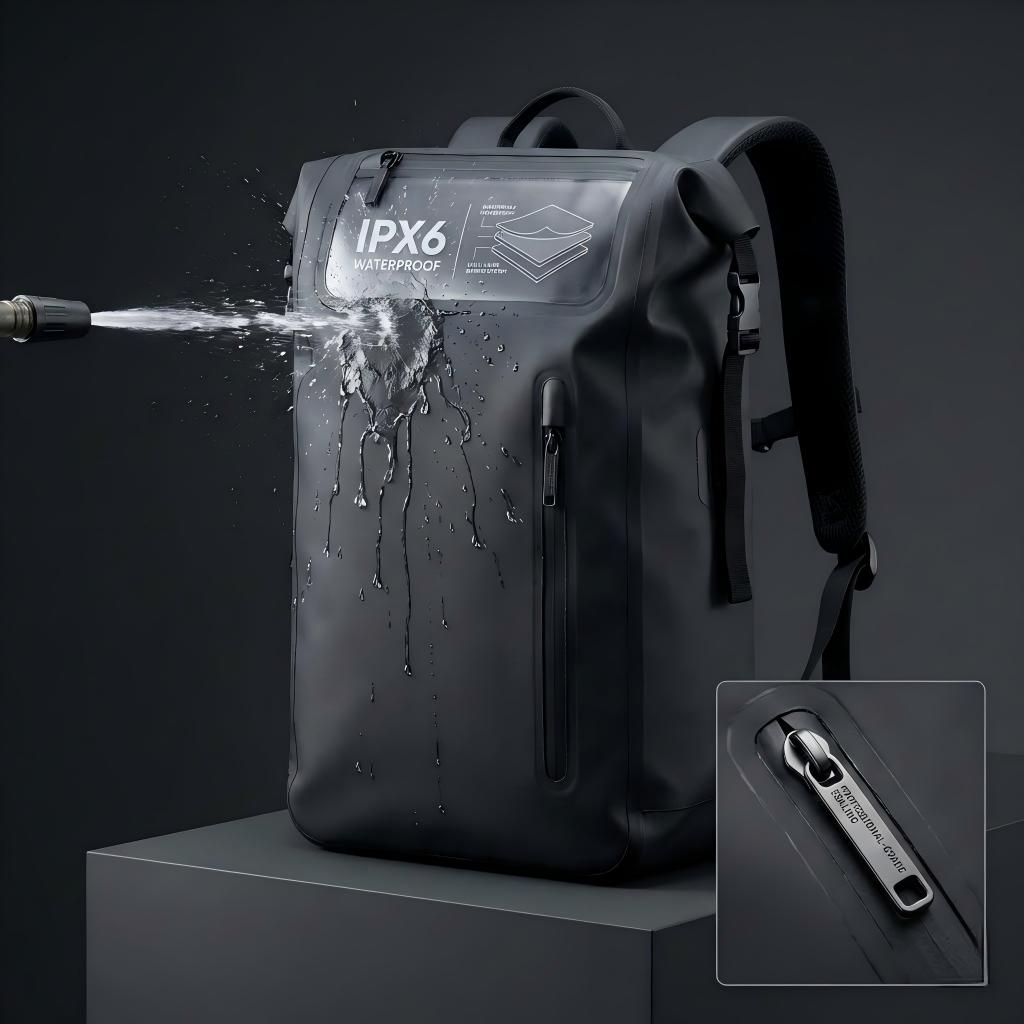 IPX6 rated protection on waterproof blind bag