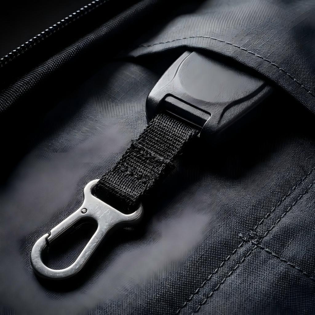 Retractable Internal Key Leash Travel bag organizer