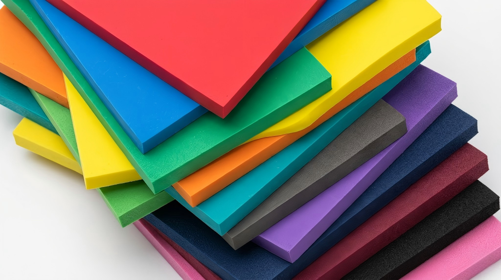 EVA foam material swatches