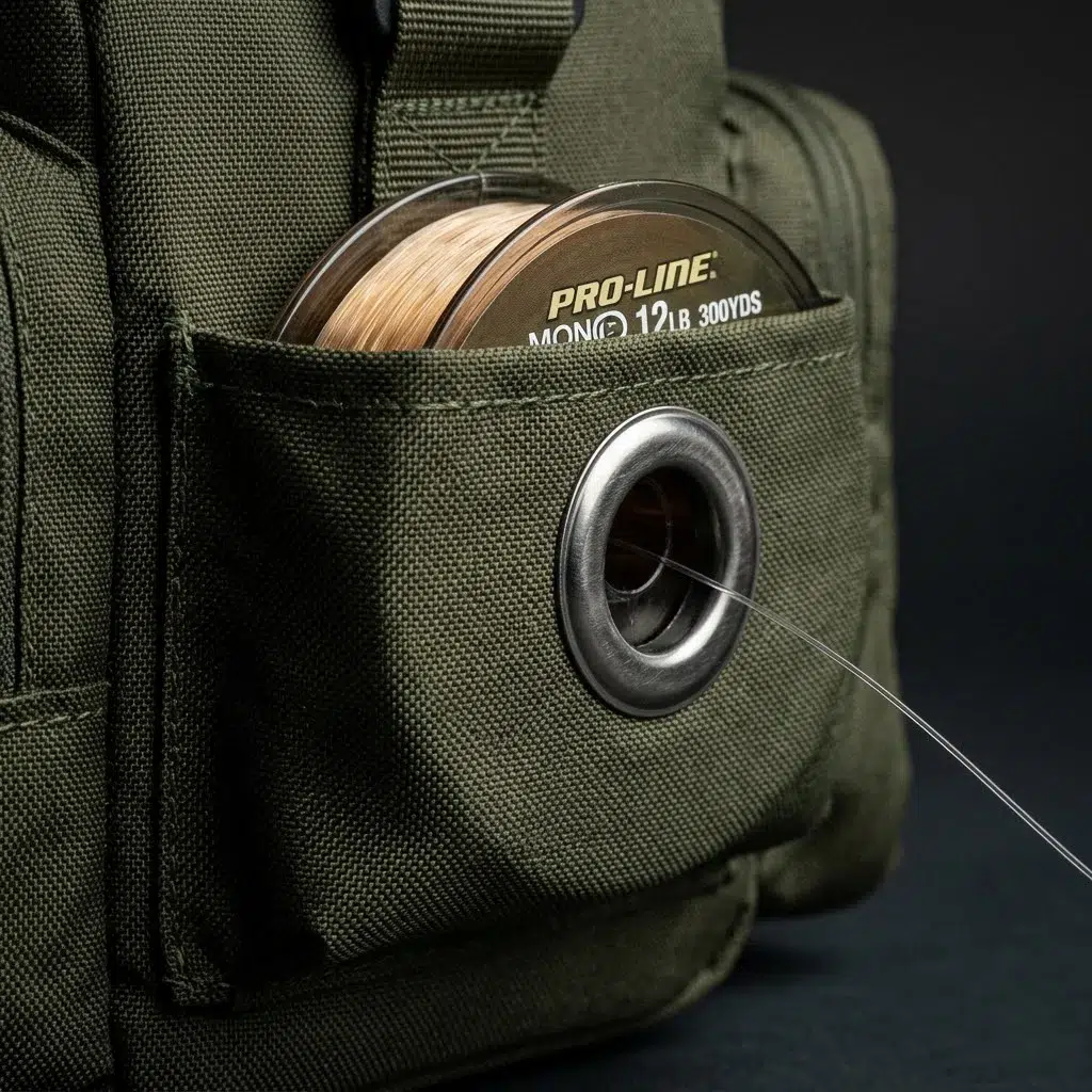Exterior Spool Dispenser Pocket