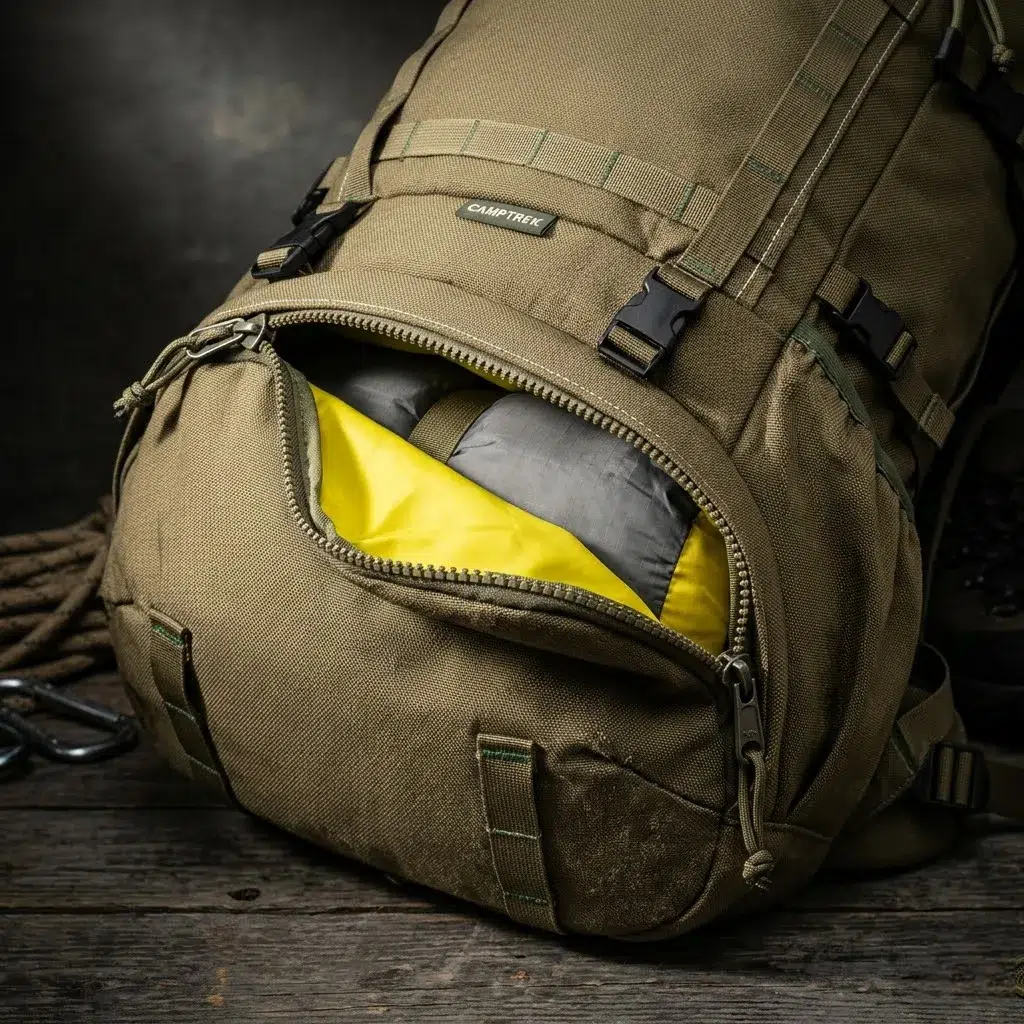 Separate Sleeping Bag Compartment