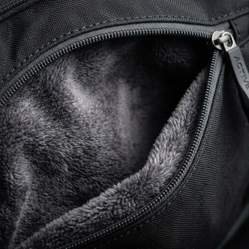 Soft-Lined Valuables Pocket