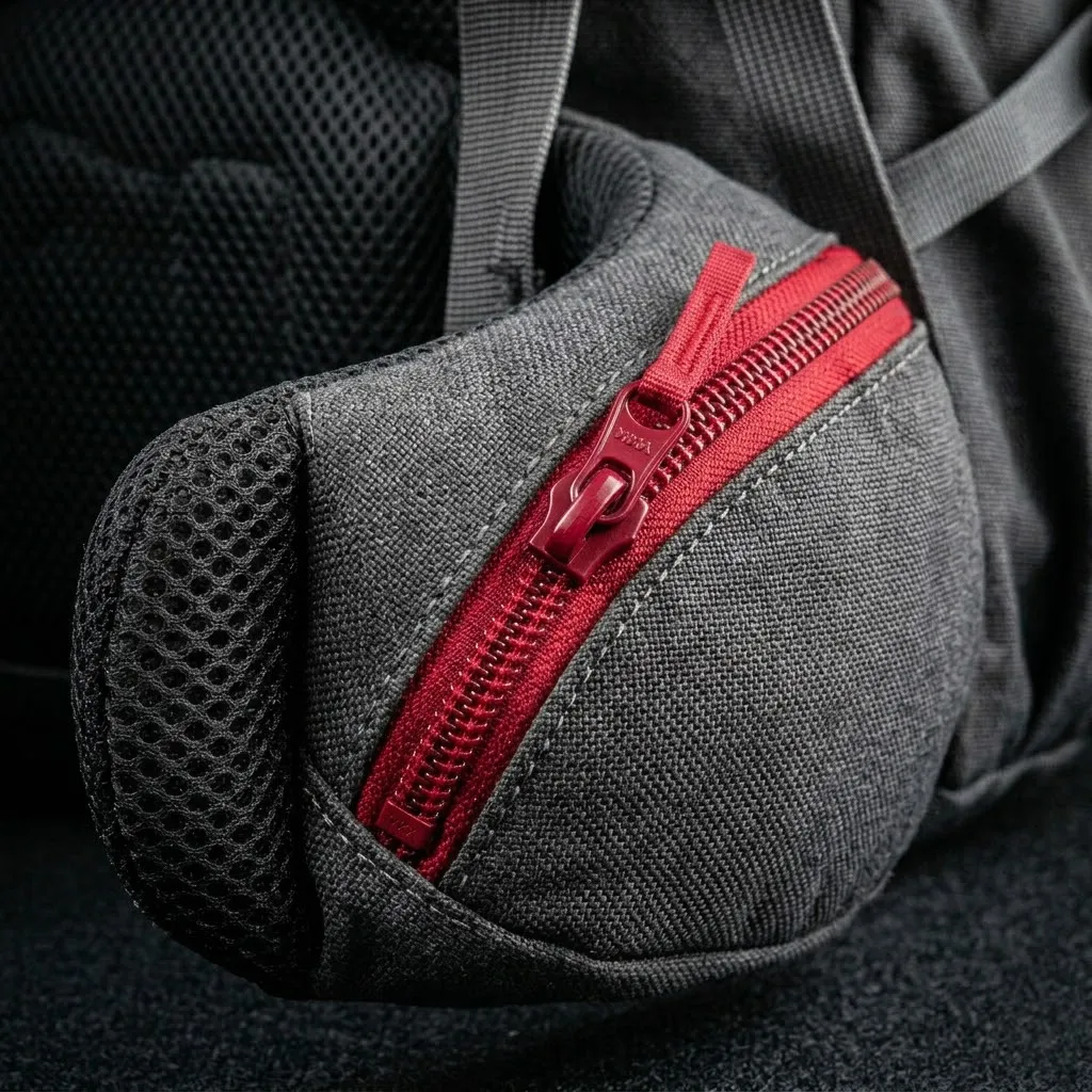 Zippered Hip-Belt Pockets