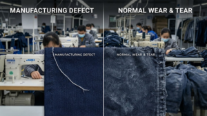 manufacturing defect in custom bags