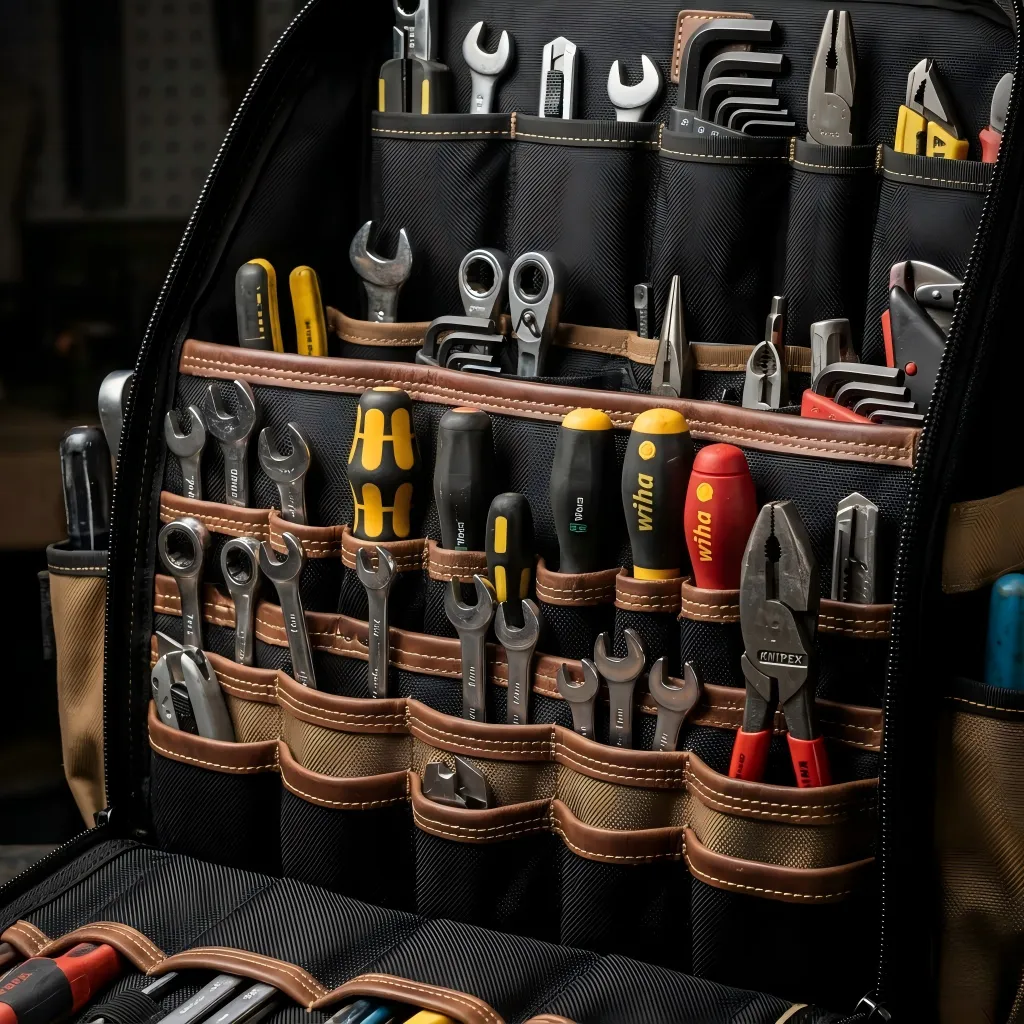 50+ Tiered Tool Pockets