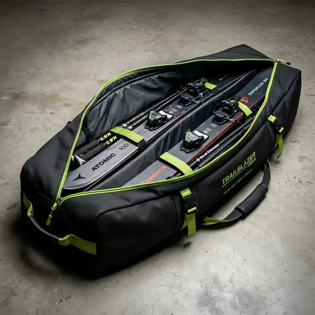 Accommodates Two Ski Pairs