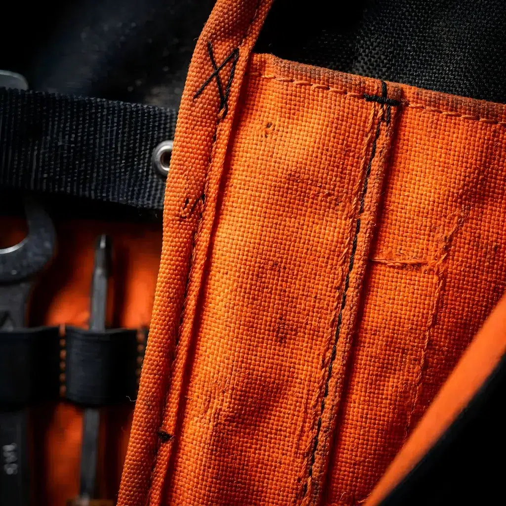 High-Visibility Orange Interior