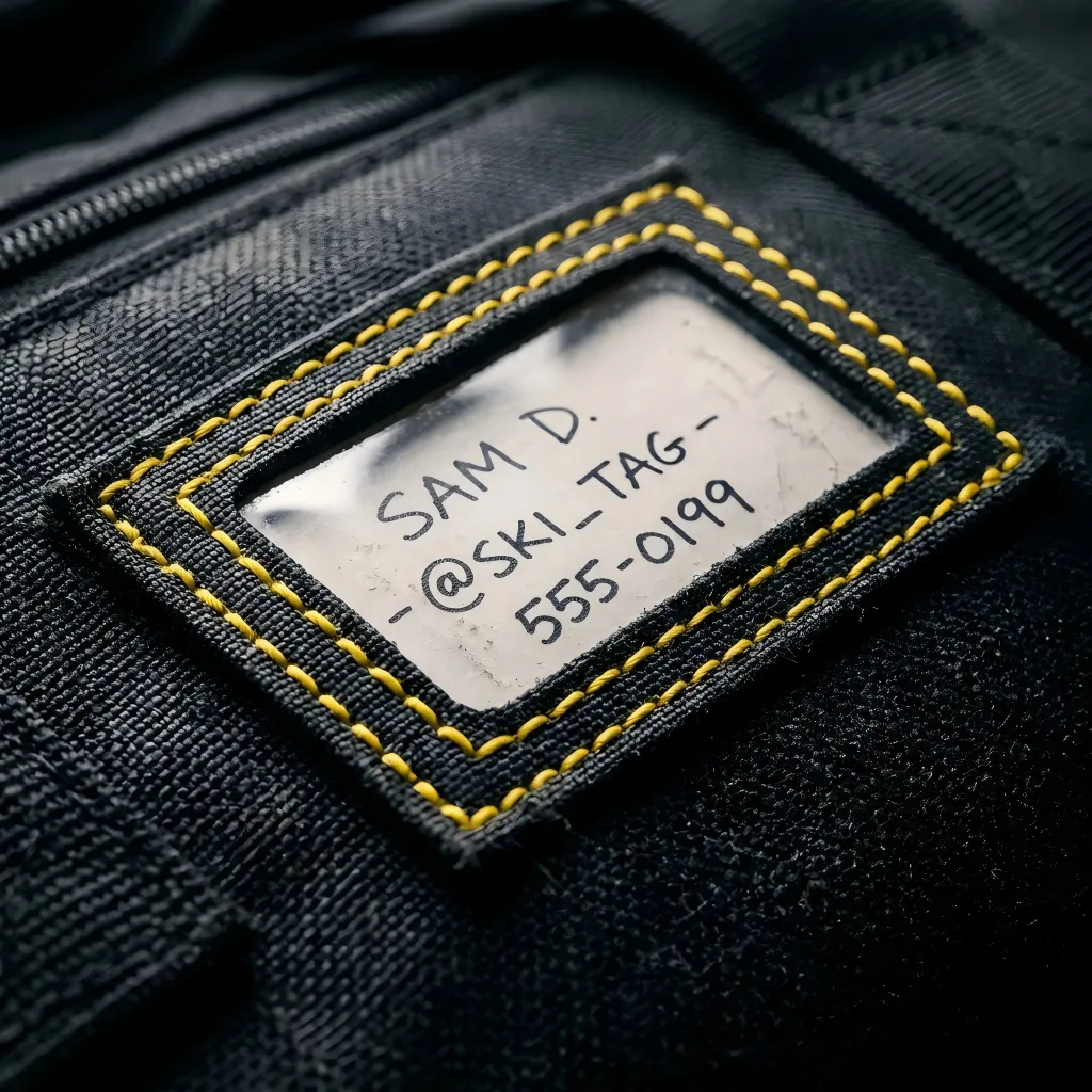 Integrated Luggage ID Tag