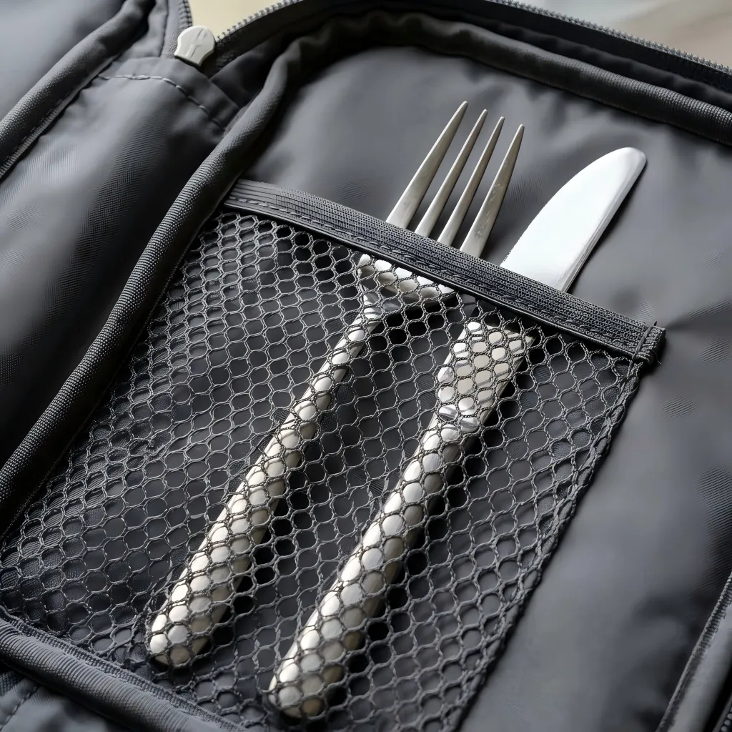 Internal Mesh Utensil Organizer