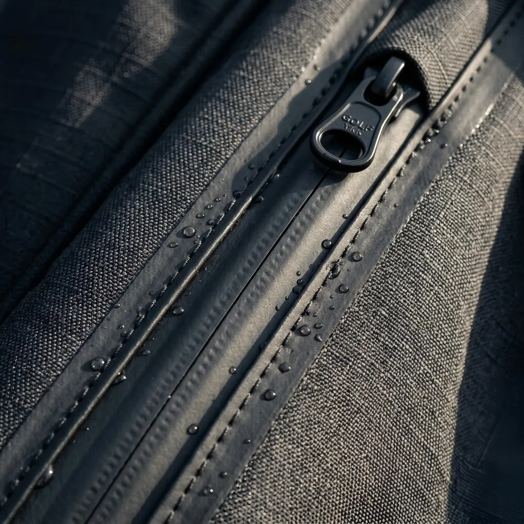 Waterproof Seam-Sealed Zippers