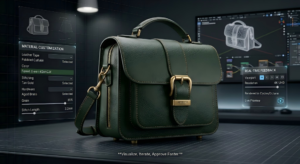 Custom Bag 3D Virtual Prototyping